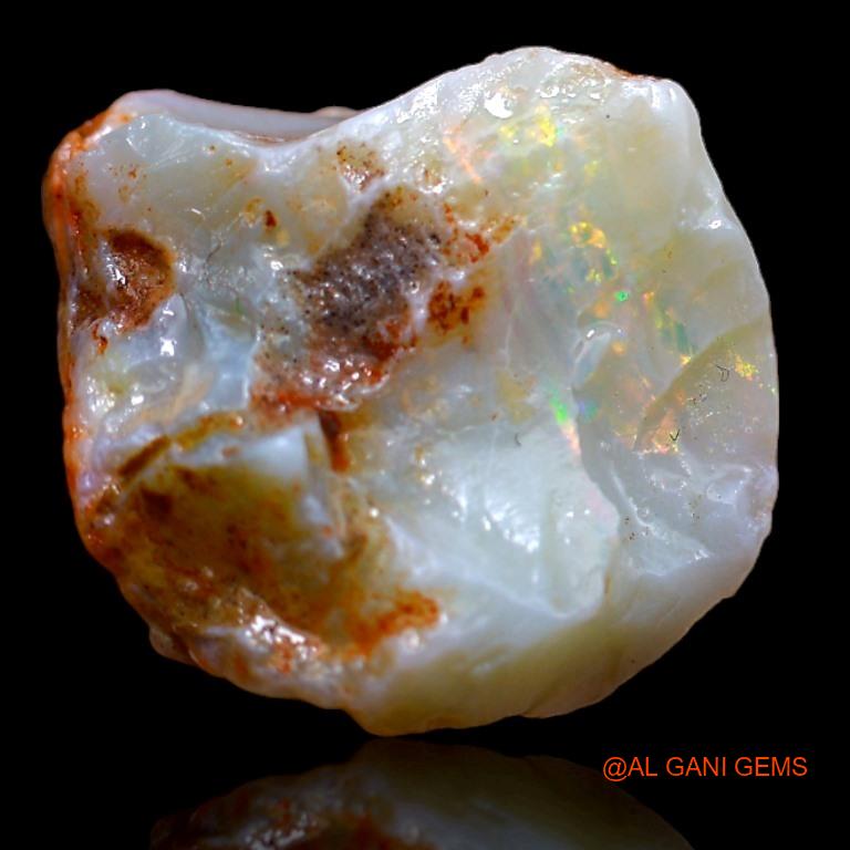 12.00 Cts Natural Australian Fire Opal Loose Gemstone Fancy Rough 16x16x11 mm R-576