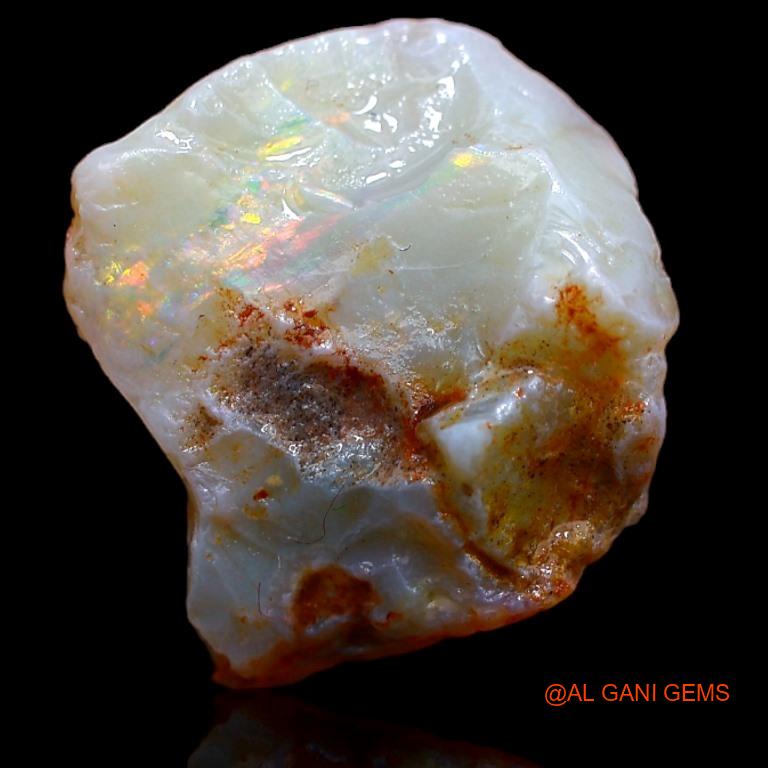 12.00 Cts Natural Australian Fire Opal Loose Gemstone Fancy Rough 16x16x11 mm R-576