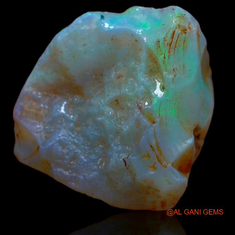 12.00 Cts Natural Australian Fire Opal Fancy Rough Loose Gemstone For Jewelry 18x17x7 mm R-583
