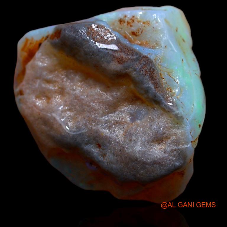 12.00 Cts Natural Australian Fire Opal Fancy Rough Loose Gemstone For Jewelry 18x17x7 mm R-583