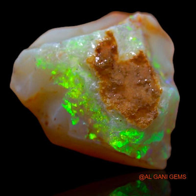 Natural Untreated Fire Opal Loose Gemstone Fancy Rough From Australia 4.70 Cts 12x11x6 mm R-584