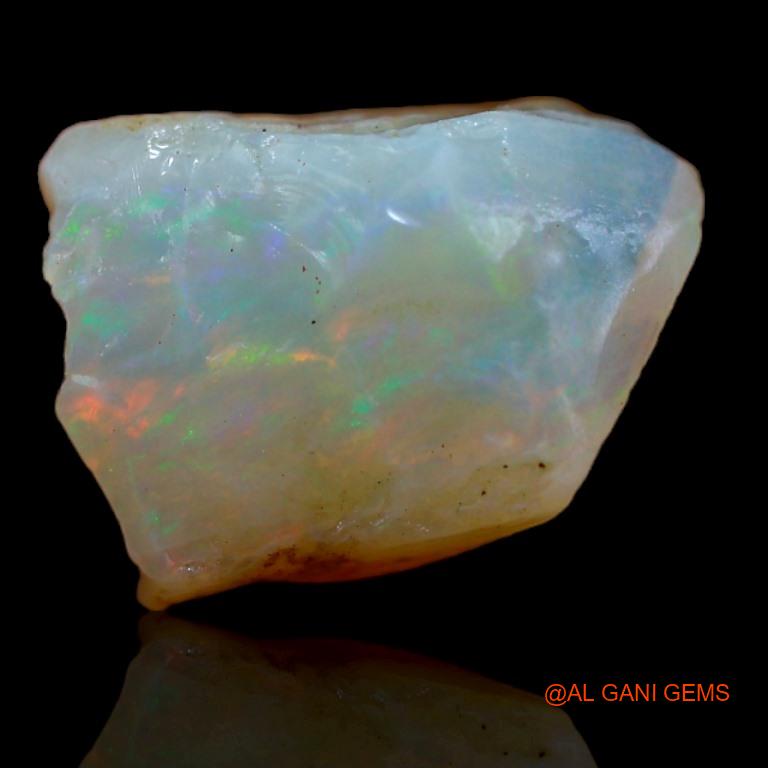5.00 Cts Natural Australian Fire Opal Loose Gemstone Fancy Rough 14x11x7 mm R-586
