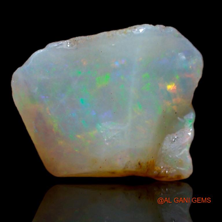 5.00 Cts Natural Australian Fire Opal Loose Gemstone Fancy Rough 14x11x7 mm R-586
