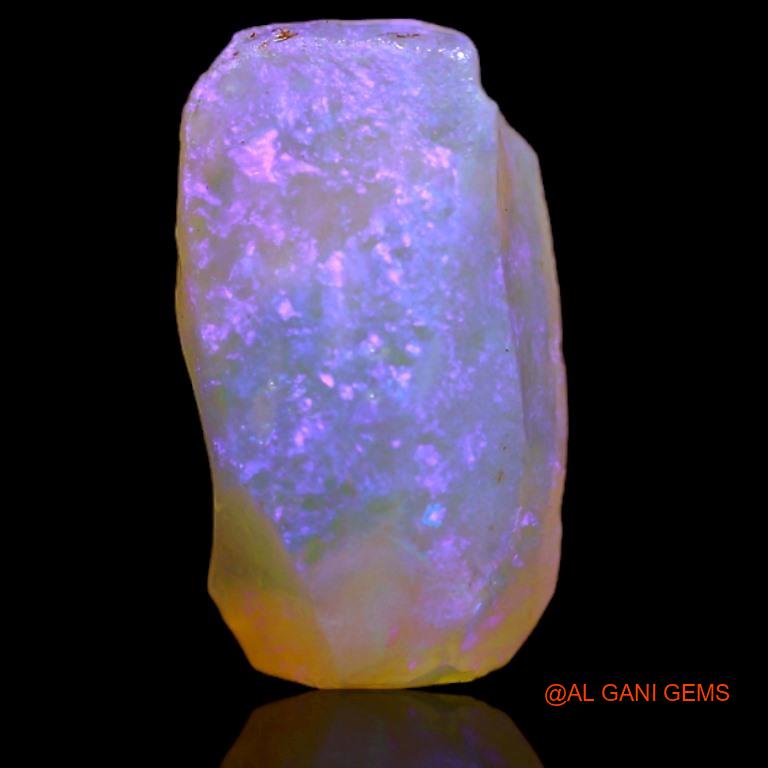6.00 Cts Natural Australian Fire Opal Loose Gemstone Fancy Rough 16x9x6 mm R-587