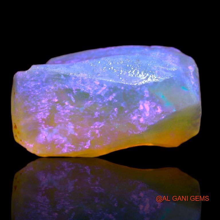 6.00 Cts Natural Australian Fire Opal Loose Gemstone Fancy Rough 16x9x6 mm R-587