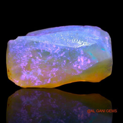 6.00 Cts Natural Australian Fire Opal Loose Gemstone Fancy Rough 16x9x6 mm R-587
