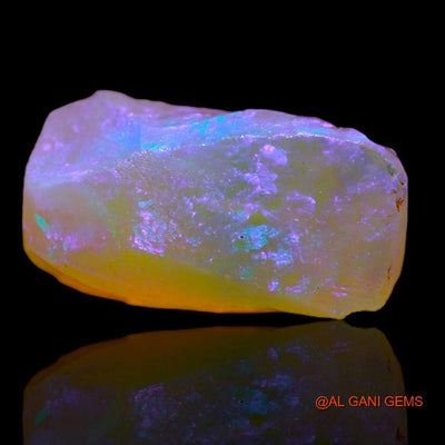 6.00 Cts Natural Australian Fire Opal Loose Gemstone Fancy Rough 16x9x6 mm R-587