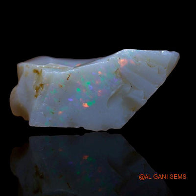 Natural Untreated Fire Opal Loose Gemstone Fancy Rough From Australia 8.00 Cts 21x11x9 mm R-593
