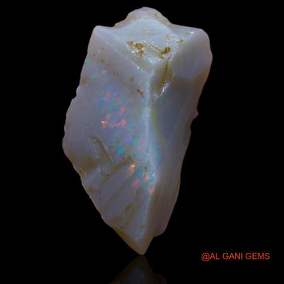 Natural Untreated Fire Opal Loose Gemstone Fancy Rough From Australia 8.00 Cts 21x11x9 mm R-593