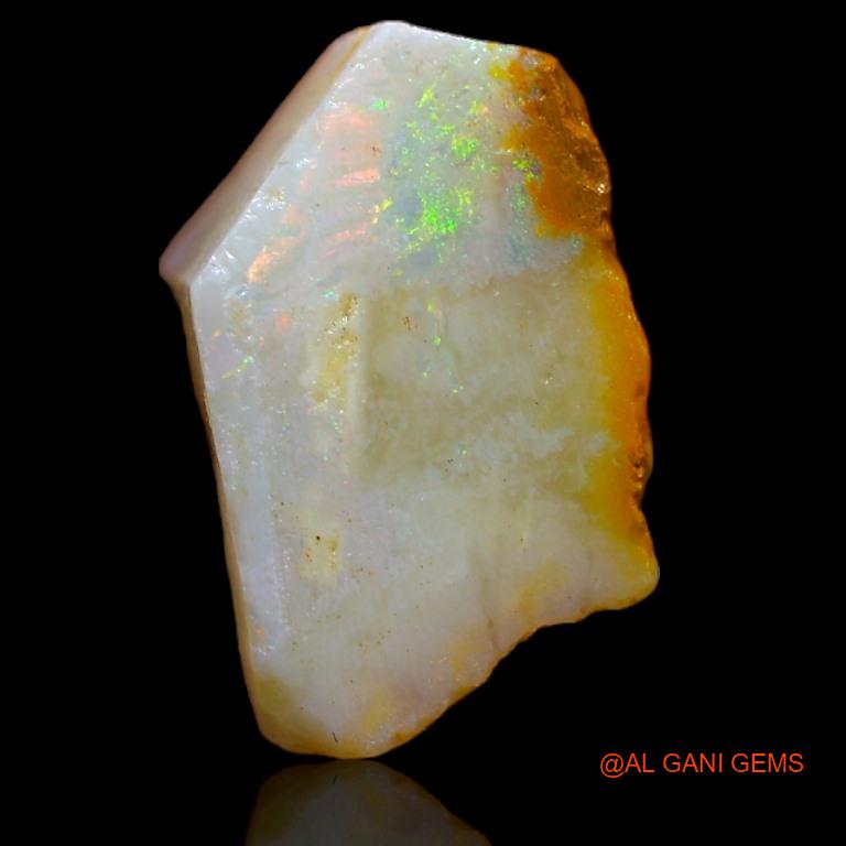 8.00 Cts Natural Australian Fire Opal Loose Gemstone Fancy Rough 15x10x9 mm R-594