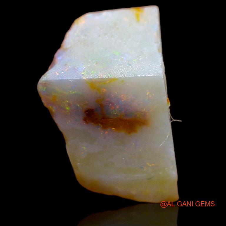 8.00 Cts Natural Australian Fire Opal Loose Gemstone Fancy Rough 15x10x9 mm R-594