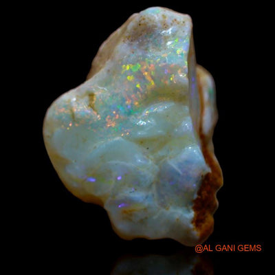 Natural Untreated Fire Opal Loose Gemstone Fancy Rough From Australia 6.00 Cts 14x13x10 mm R-595