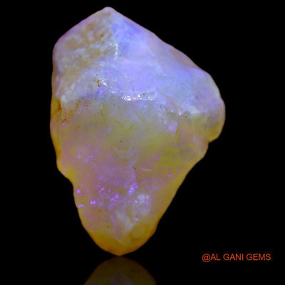 7.70 Cts Unheated Australian Fire Opal Loose Gemstone Fancy Rough Natural 14x14x8 mm R-596