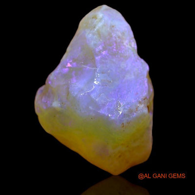 7.70 Cts Unheated Australian Fire Opal Loose Gemstone Fancy Rough Natural 14x14x8 mm R-596