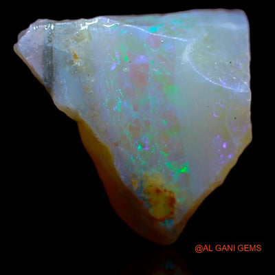 Natural Fire Opal Gemstone 6.00 Cts Loose Fancy Rough From Australia 15x11x9 mm R-597