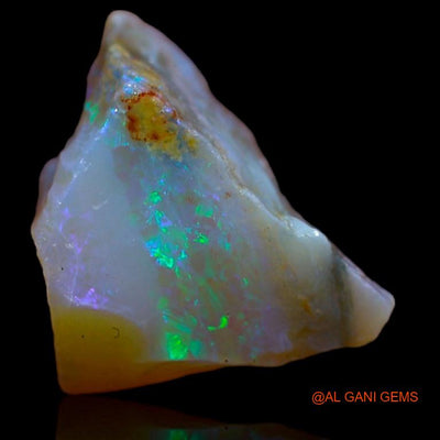 Natural Fire Opal Gemstone 6.00 Cts Loose Fancy Rough From Australia 15x11x9 mm R-597