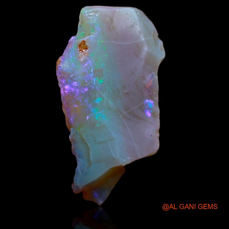 5.50 Cts Natural Australian Fire Opal Loose Gemstone Fancy Rough 18x10x8 mm R-598