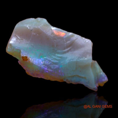 5.50 Cts Natural Australian Fire Opal Loose Gemstone Fancy Rough 18x10x8 mm R-598