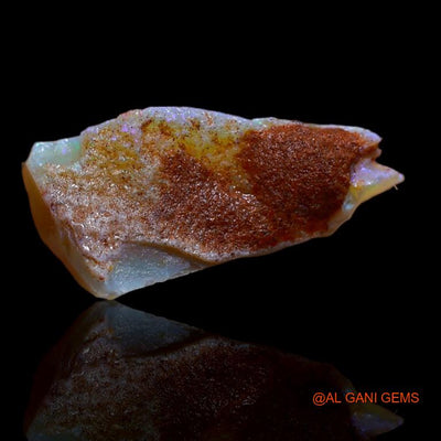 5.50 Cts Natural Australian Fire Opal Loose Gemstone Fancy Rough 18x10x8 mm R-598