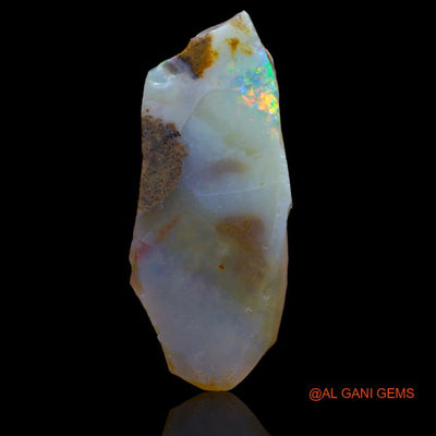 17.00 Cts Unheated Australian Fire Opal Loose Gemstone Fancy Rough Natural 36x16x5 mm R-601