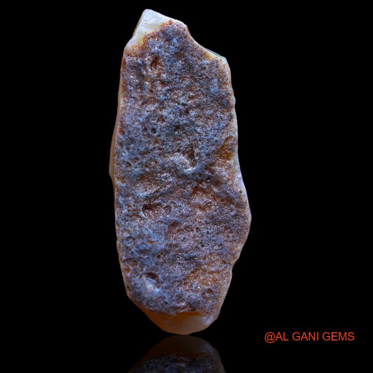 17.00 Cts Unheated Australian Fire Opal Loose Gemstone Fancy Rough Natural 36x16x5 mm R-601
