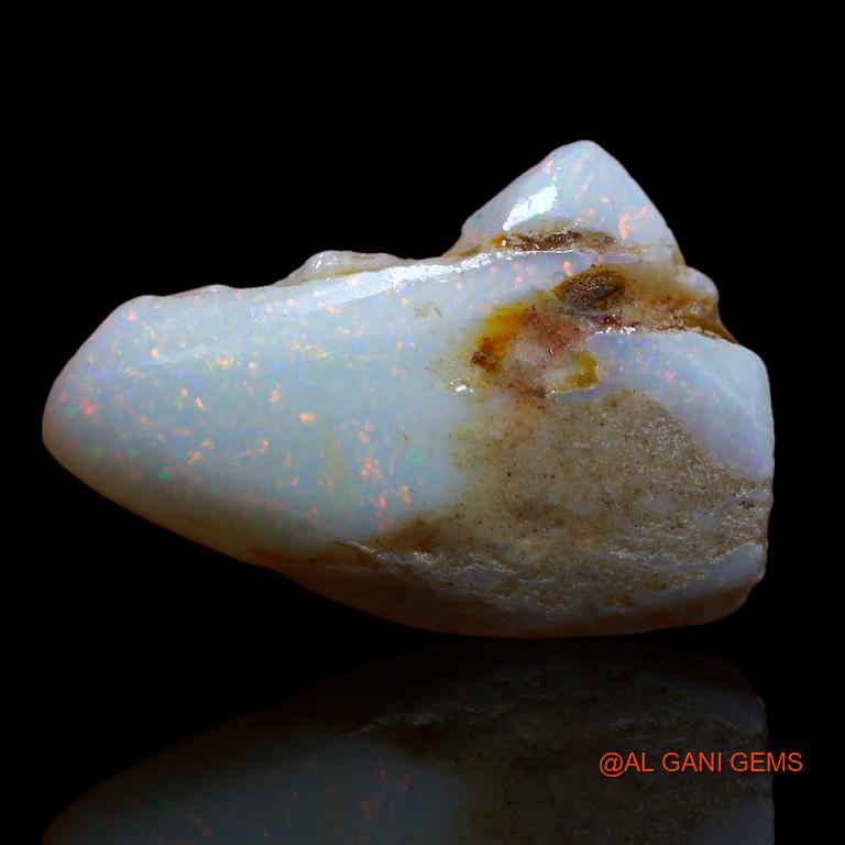 Natural Untreated Fire Opal Loose Gemstone Fancy Rough From Australia 18.00 Cts 29x20x9 mm R-602
