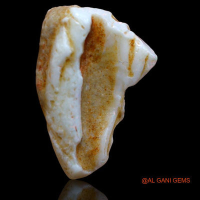 Natural Untreated Fire Opal Loose Gemstone Fancy Rough From Australia 18.00 Cts 29x20x9 mm R-602