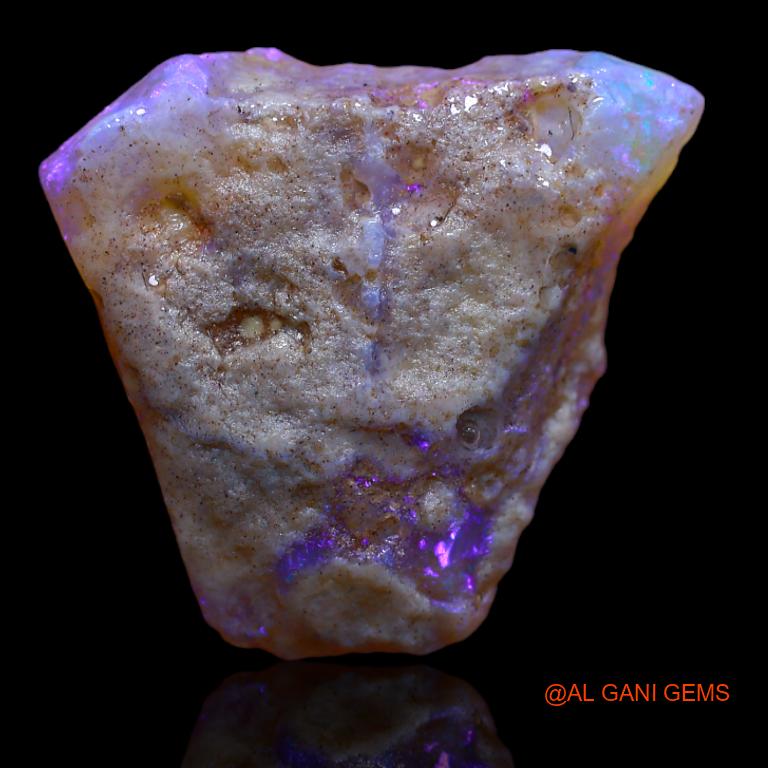 10.00 Cts Unheated Australian Fire Opal Loose Gemstone Fancy Rough Natural 22x21x4 mm R-610