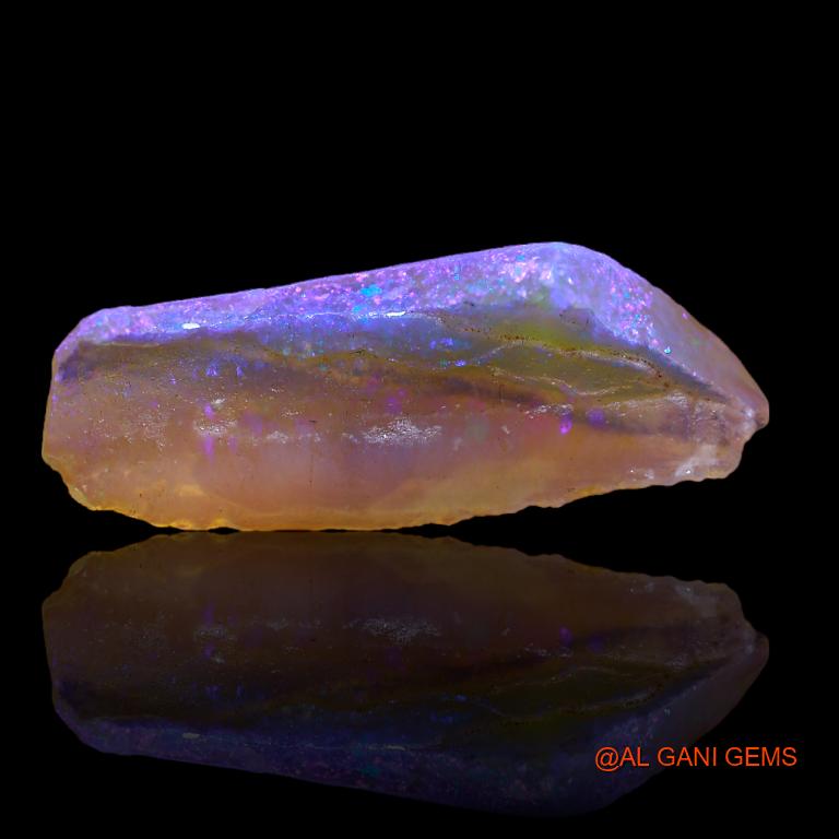 12.00 Cts Natural Australian Fire Opal Loose Gemstone Fancy Rough 35x13x5 mm R-613