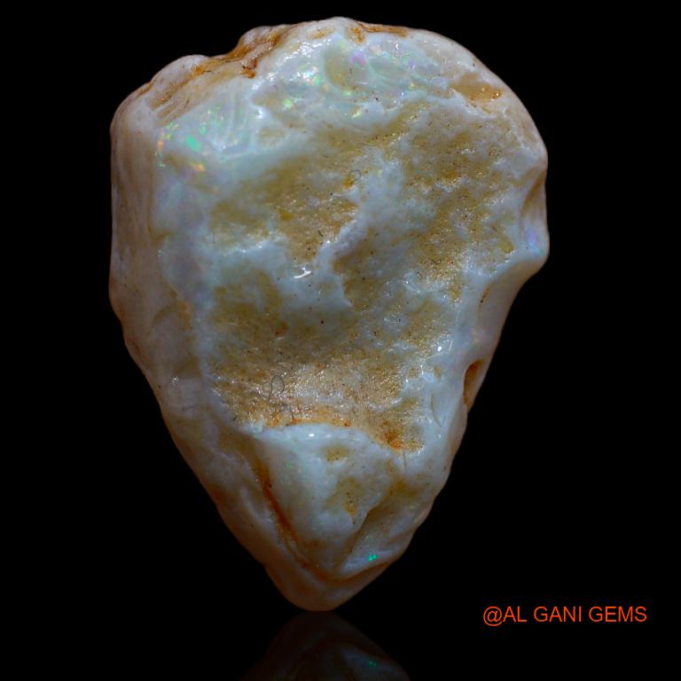 27.00 Cts Natural Australian Fire Opal Loose Gemstone Fancy Rough 26x20x12 mm R-617
