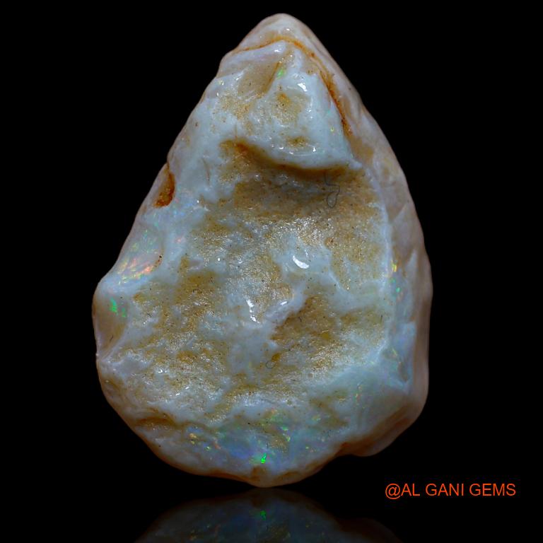 27.00 Cts Natural Australian Fire Opal Loose Gemstone Fancy Rough 26x20x12 mm R-617