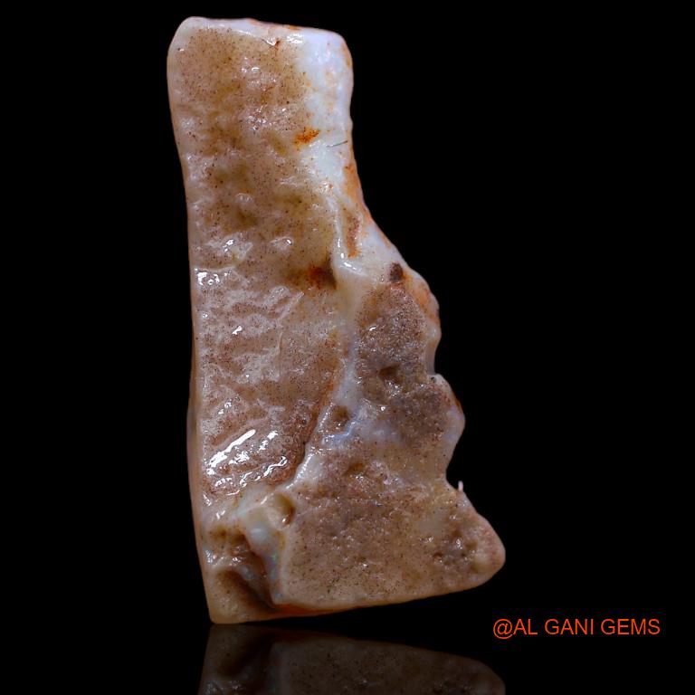 7.00 Cts Natural Australian Fire Opal Loose Gemstone Fancy Rough 28x14x4 mm R-619