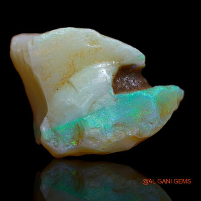 13.00 Cts Natural Australian Fire Opal Loose Gemstone Fancy Rough 17x14x10 mm R-621