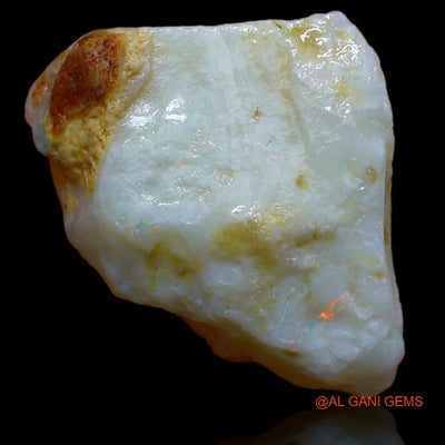 Natural Fire Opal Gemstone 13.00 Cts Loose Fancy Rough From Australia 20x19x7 mm R-628