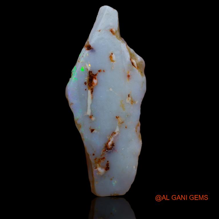 Natural Fire Opal Gemstone 18.00 Cts Loose Fancy Rough From Australia 37x17x5 mm R-629