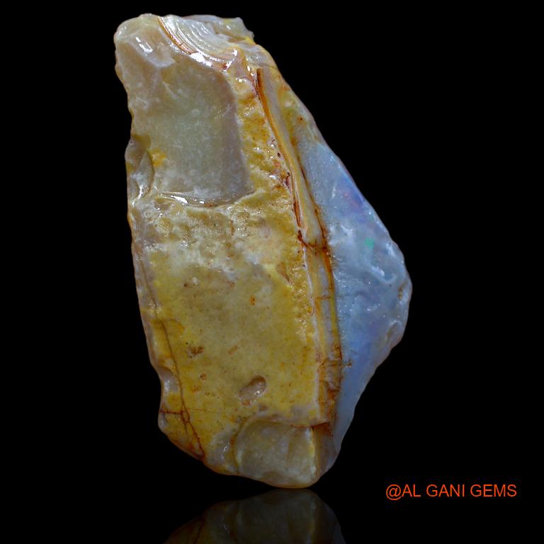 19.00 Cts Natural Australian Fire Opal Loose Gemstone Fancy Rough 35x20x6 mm R-630