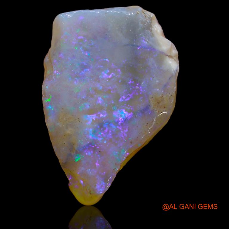 8.00 Cts Natural Australian Fire Opal Fancy Rough Loose Gemstone For Jewelry 23x16x5 mm R-633