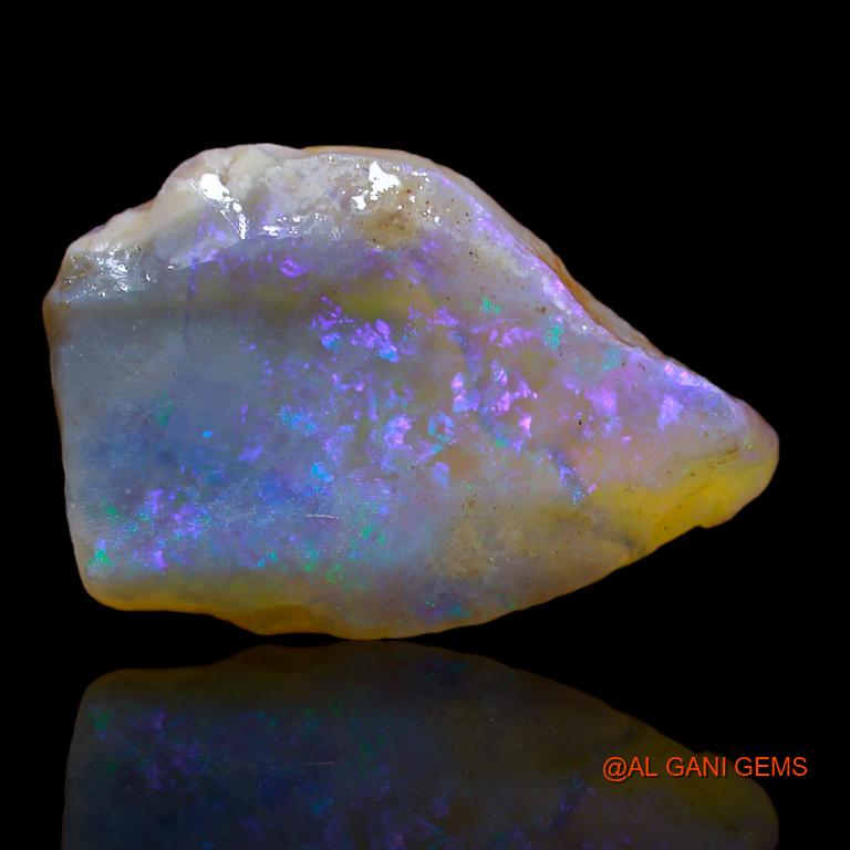 8.00 Cts Natural Australian Fire Opal Fancy Rough Loose Gemstone For Jewelry 23x16x5 mm R-633