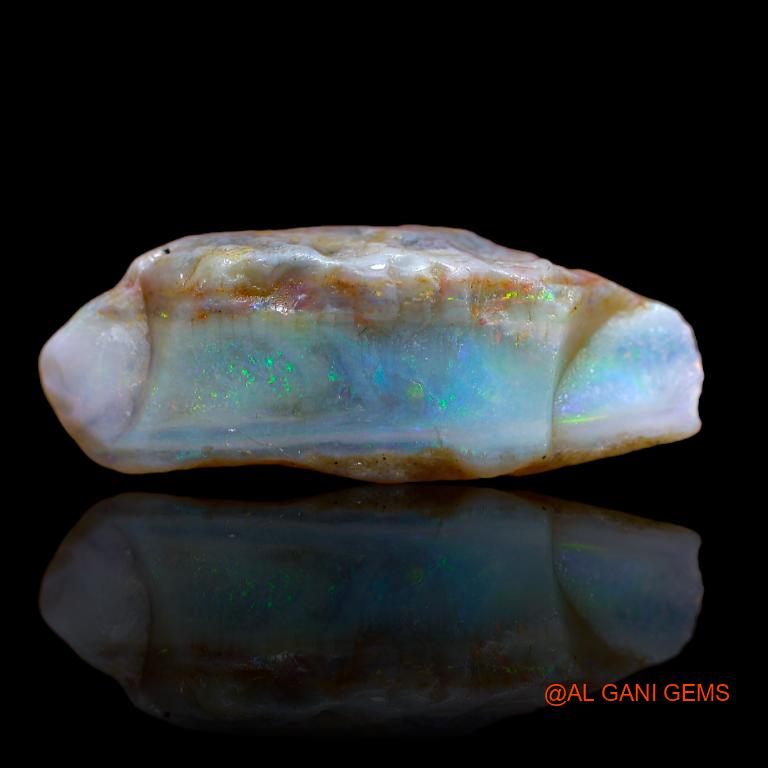 10.00 Cts Natural Australian Fire Opal Loose Gemstone Fancy Rough 27x10x5 mm R-634