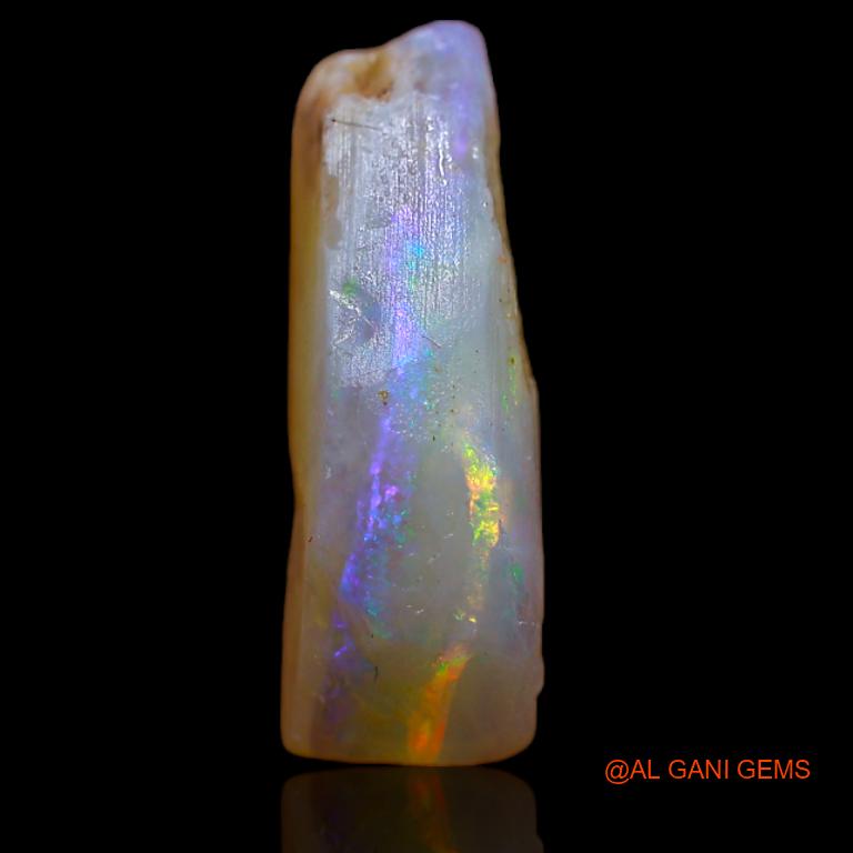 5.00 Cts Natural Australian Fire Opal Loose Gemstone Fancy Rough 16x8x5 mm R-638