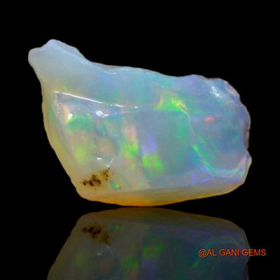 6.65 Cts Natural Australian Fire Opal Loose Gemstone Fancy Rough 18x11x6 mm R-63