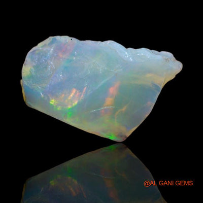 6.65 Cts Natural Australian Fire Opal Loose Gemstone Fancy Rough 18x11x6 mm R-63