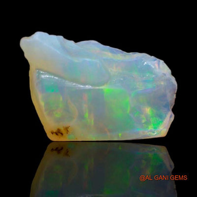 6.65 Cts Natural Australian Fire Opal Loose Gemstone Fancy Rough 18x11x6 mm R-63