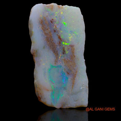 Natural Fire Opal Gemstone 6.00 Cts Loose Fancy Rough From Australia 25x13x2 mm R-641