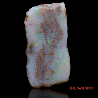 Natural Fire Opal Gemstone 6.00 Cts Loose Fancy Rough From Australia 25x13x2 mm R-641