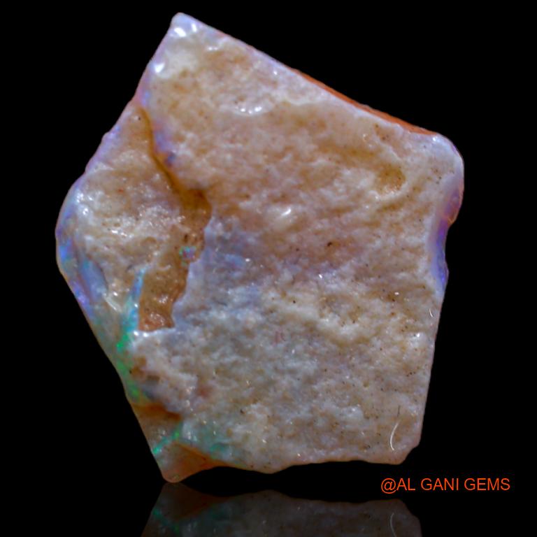 6.00 Cts Natural Australian Fire Opal Fancy Rough Loose Gemstone For Jewelry 19x18x3 mm R-642