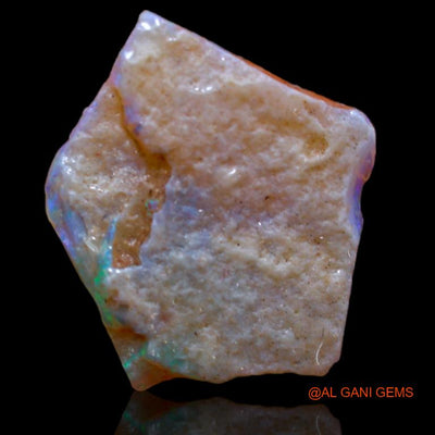 6.00 Cts Natural Australian Fire Opal Fancy Rough Loose Gemstone For Jewelry 19x18x3 mm R-642