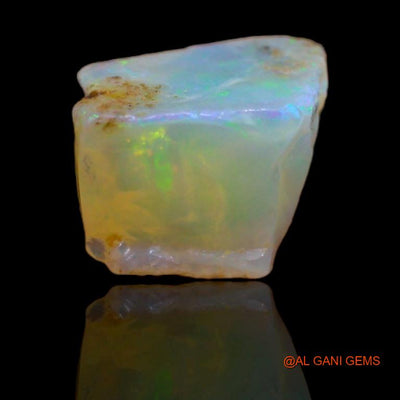 5.60 Cts Natural Australian Fire Opal Loose Gemstone Fancy Rough 14x11x6 mm R-64