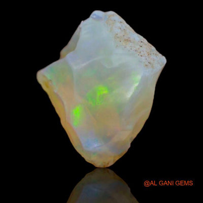 5.60 Cts Natural Australian Fire Opal Loose Gemstone Fancy Rough 14x11x6 mm R-64