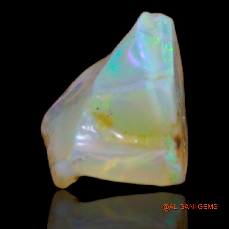 5.60 Cts Natural Australian Fire Opal Loose Gemstone Fancy Rough 14x11x6 mm R-64